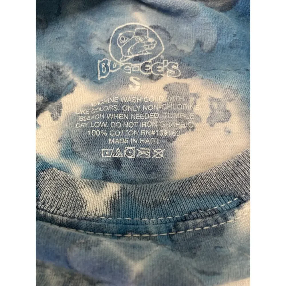 Buc-ee’s T-shirt 4th Of July Bucee The Beaver Red White & Blue Tie dye Adult S - Picture 4 of 4